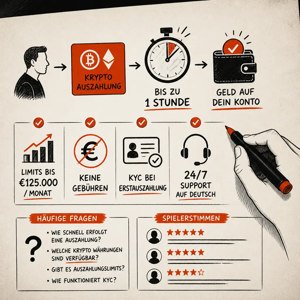 Beef Casino Auszahlung – Schnelle Auszahlungen bis €125.000/Monat visual guide for Beef Casino